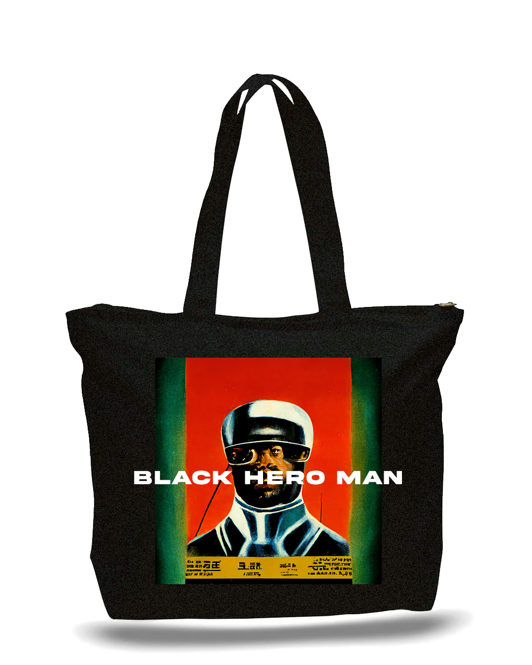 BLACK HERO MAN - TOTE BAG